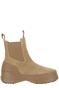 Moon Boot Luna Logo-Printed Slip-On Boots