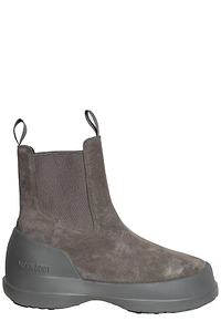 Moon Boot Luna Logo-Printed Slip-On Boots