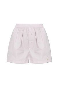 Moschino Embroidered Elastic Waist Shorts