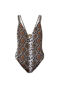 Moschino Embossed One-Piece Swimsuit
