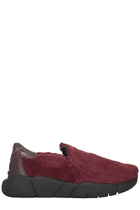 Moschino Faux Fur Trim Slip-On Sneakers
