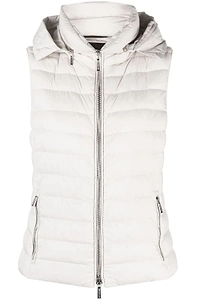 Moorer Hooded Quilted Down Vest