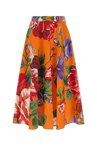 Moschino Floral Printed Skirt