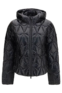 Moose Knuckles Hooded Quilted Down Jacket