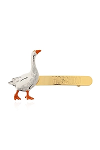 Moschino Goose Motif Hair Clip