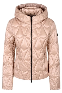 Moose Knuckles Hooded Quilted Down Jacket