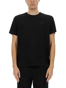 Moose Knuckles Logo Patch Crewneck T-Shirt