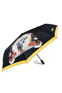 Moschino Graphic Print Foldable Umbrella