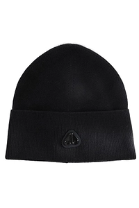 Moose Knuckles Logo-Plaque Knitted Beanie