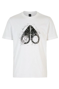 Moose Knuckles Logo Printed Crewneck T-Shirt