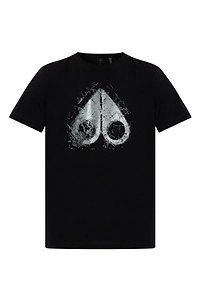 Moose Knuckles Logo Printed Crewneck T-Shirt