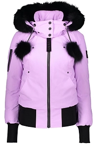 Moose Knuckles Pomquet Hooded Bomber Jacket