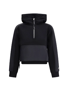 Moose Knuckles Zip-Detailed Long-Sleeved Sweatshirt