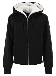 Moose Knuckles Zip-Up Hooded Jacket