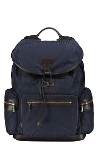 Moorer Monogram Drawstring Backpack