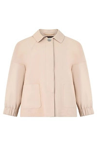 Nereida Buttoned Cropped Coat