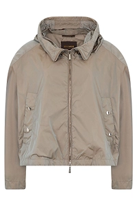 Moorer Ninfa Zip-Up Hooded Jacket