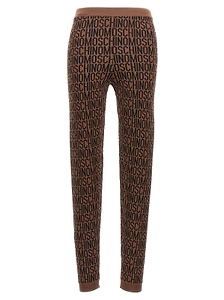 Moschino All-Over Monogrammed Leggings