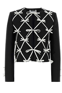 Moschino Allover Bow Blazer