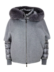 Moorer Pegaso-Cwr Hooded Down Jacket