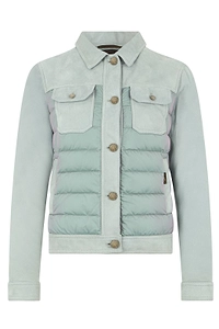 Moorer Petunia Panelled Down Jacket