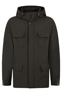 Moorer Piano Hooded Zip Jacket