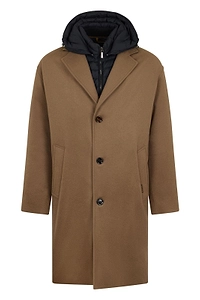Moorer Pintori Hooded Long Coat