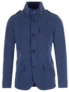Moorer Porto-Os High-Neck Buttoned Jacket