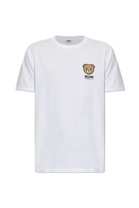 Moschino Bear-Printed Short Sleeved T-Shirt