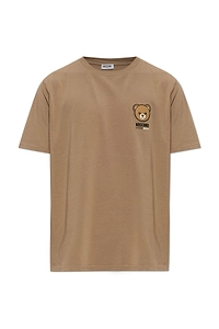 Moschino Bear-Printed Short Sleeved T-Shirt