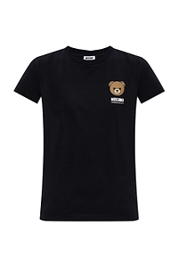 Moschino Bear-Printed Short Sleeved T-Shirt