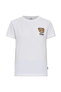 Moschino Bear-Printed Short Sleeved T-Shirt