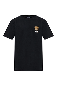 Moschino Bear-Printed Short Sleeved T-Shirt