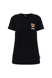 Moschino Bear-Printed Short Sleeved T-Shirt