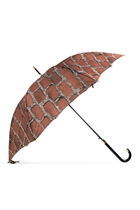 Moschino Brick Printed Umbrella
