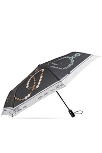 Moschino Jewel Printed Folding Umbrella