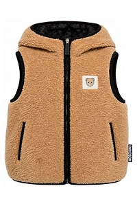 Moschino Kids Logo Patch Hooded Gilet