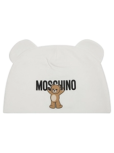 Moschino Kids Logo Detailed Knitted Beanie