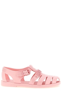 Moschino Logo Lettering Jelly Sandals