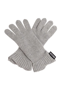 Moschino Logo Patch Knitted Gloves