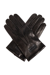 Moschino Logo Patch Gloves