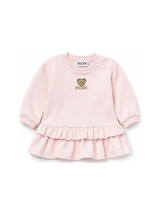 Moschino Kids Teddy Bear Embroidered Dress