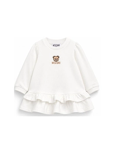 Moschino Kids Teddy Bear Embroidered Dress
