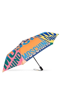 Moschino Logo Print Foldable Umbrella