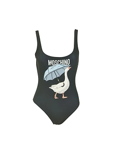 Moschino Graphic One-Piece Swimsuit