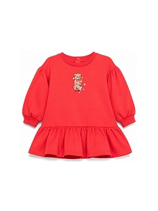 Moschino Kids Teddy Bear Long-Sleeved Dress