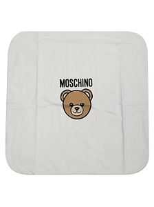 Moschino Kids Teddy Bear-Print Square Blanket