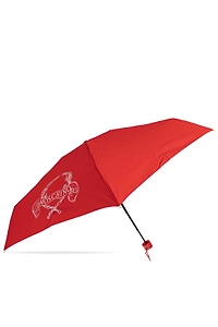 Moschino Logo Printed Folding Umbrella