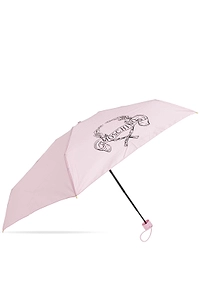Moschino Logo Printed Folding Umbrella