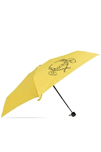 Moschino Logo Printed Folding Umbrella